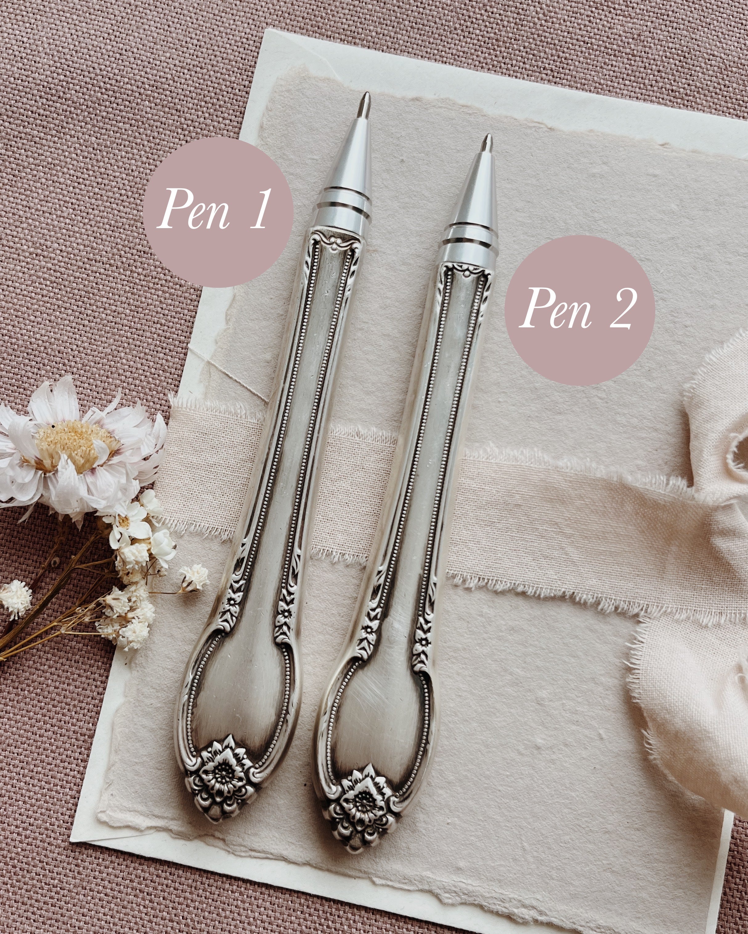 Repurposed Cutlery Pen - Pattern 7