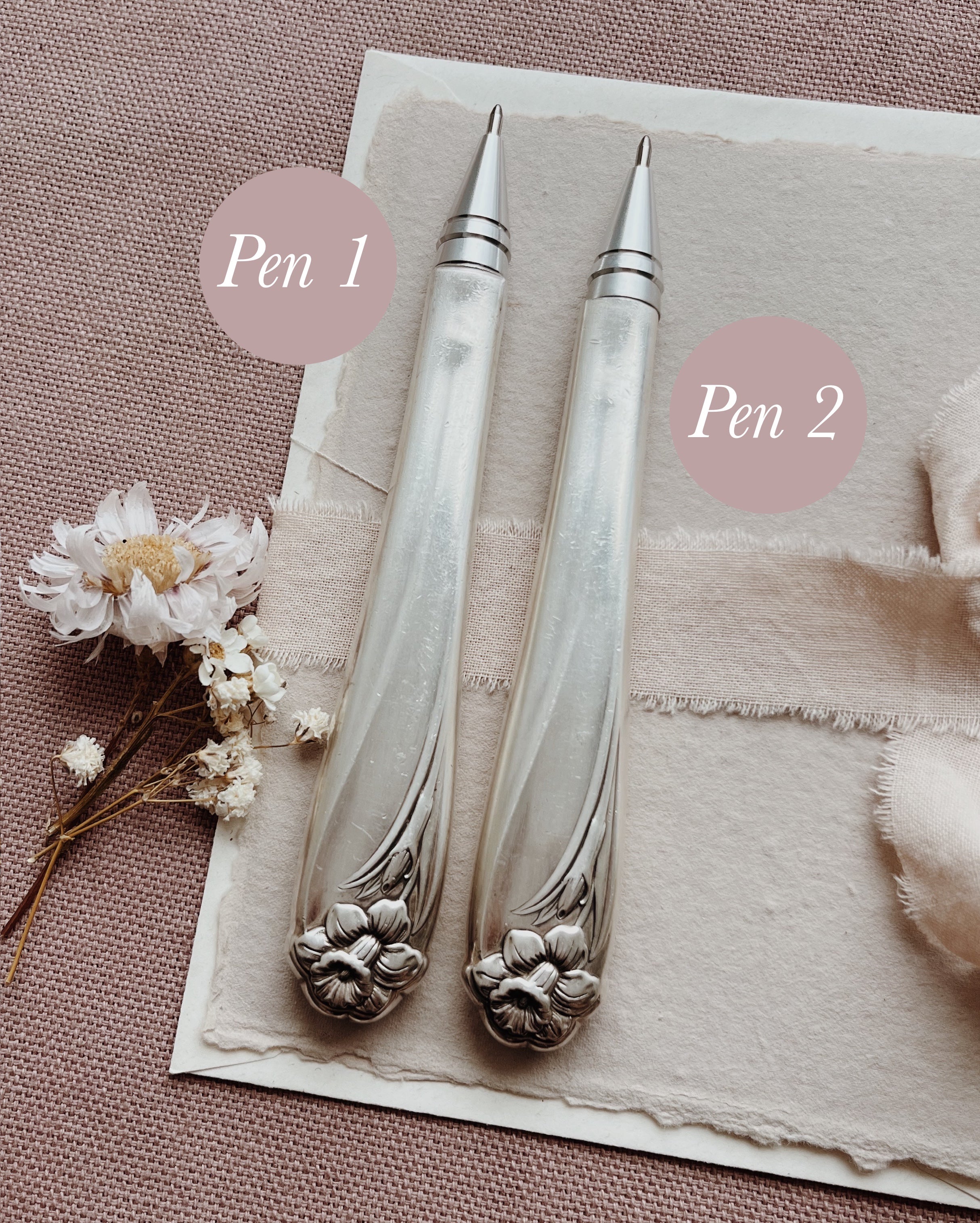 Repurposed Cutlery Pen - Pattern 6