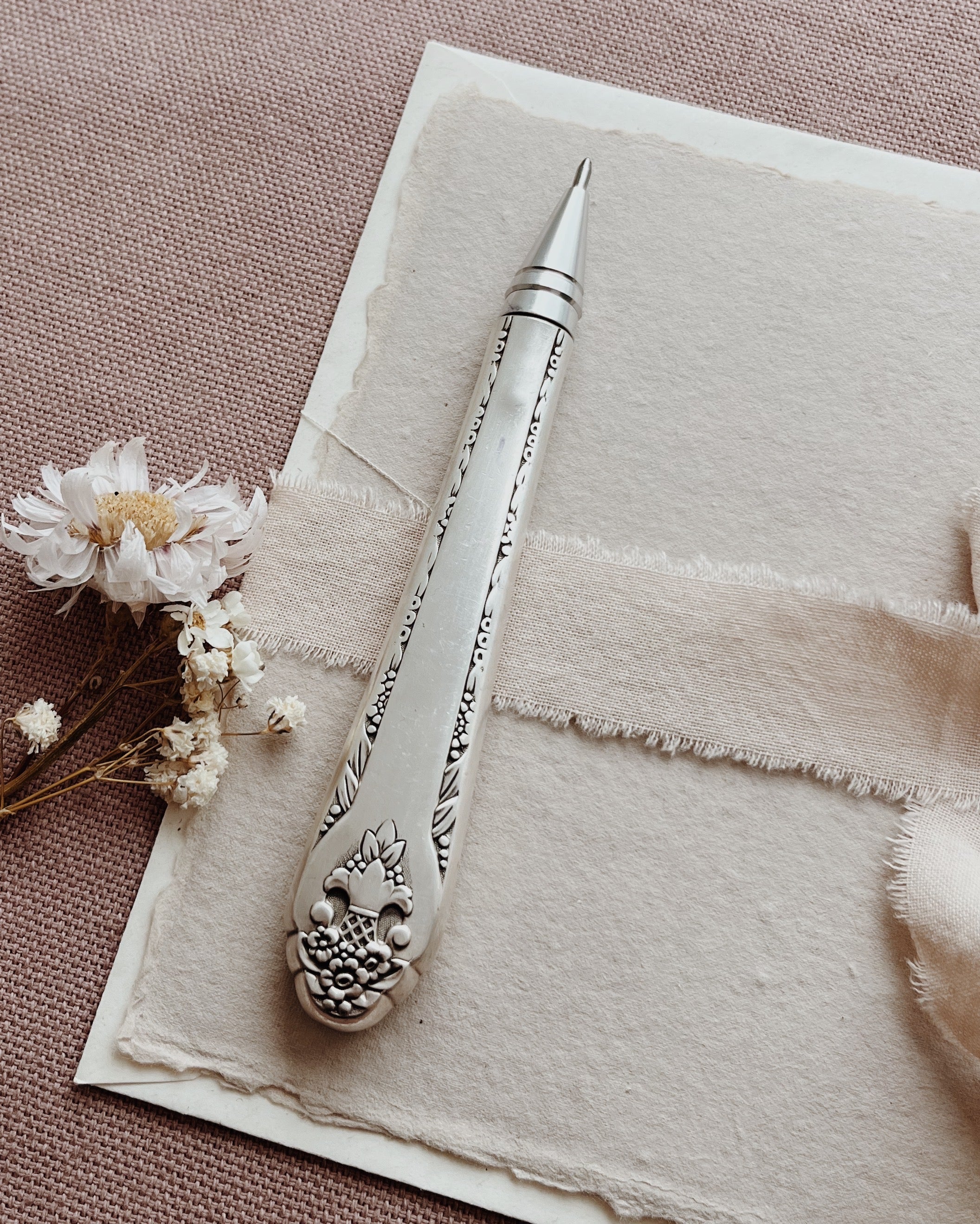 Repurposed Cutlery Pen - Pattern 8