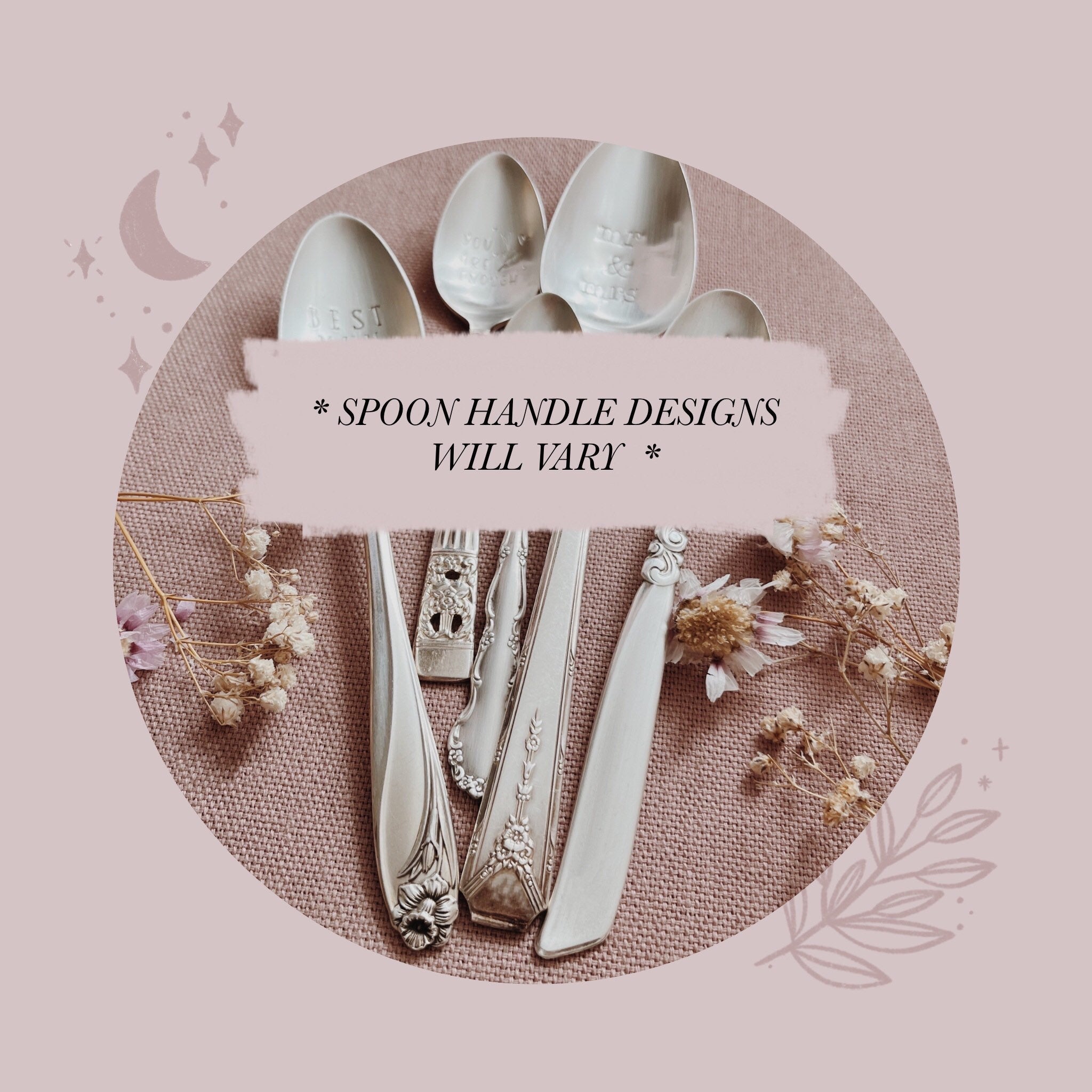 Love and Best Wishes To The Brand New Mr & Mrs Vintage Stamped Table Spoon