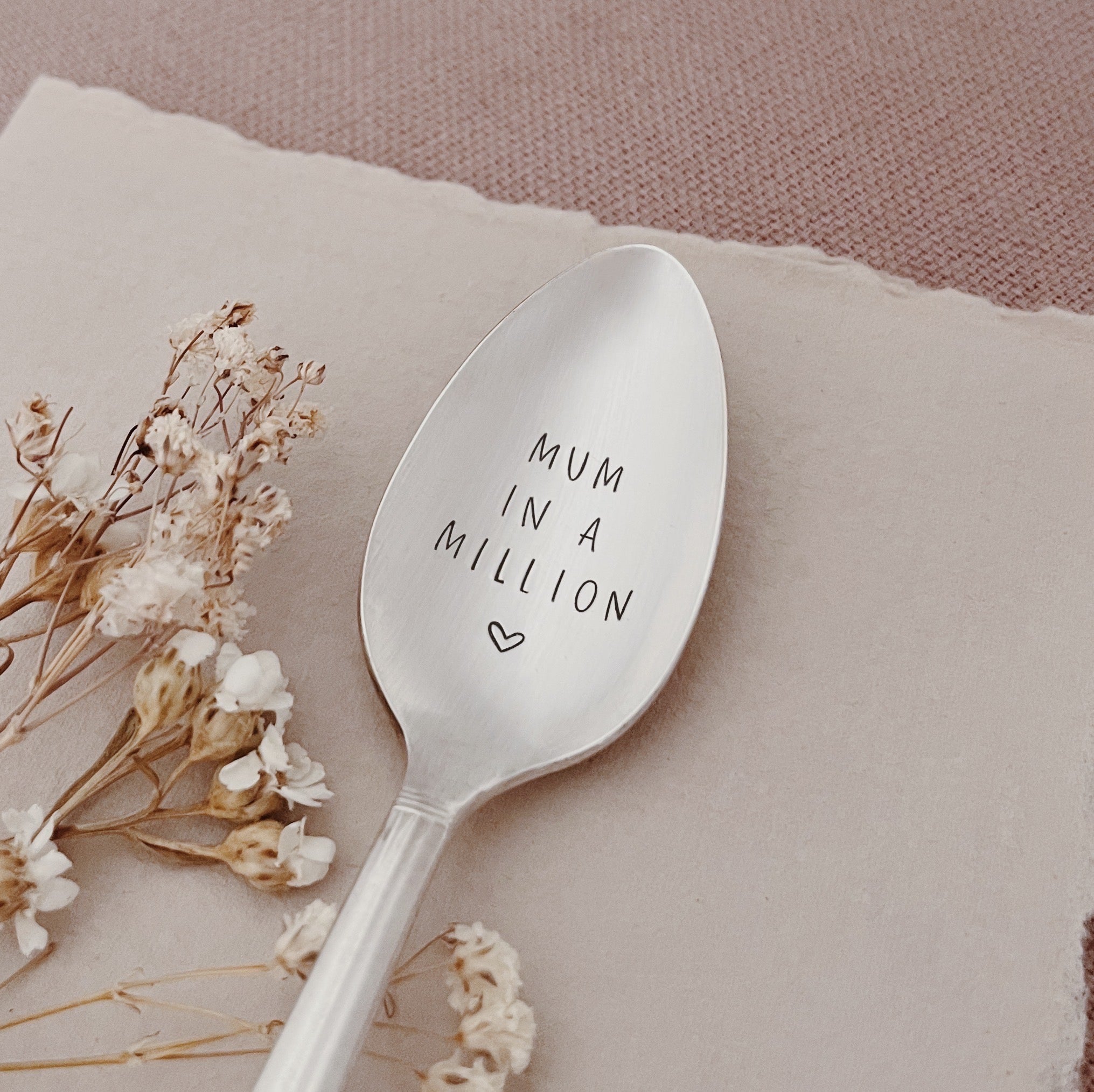 Mum In A Million Vintage Stamped Tea Spoon