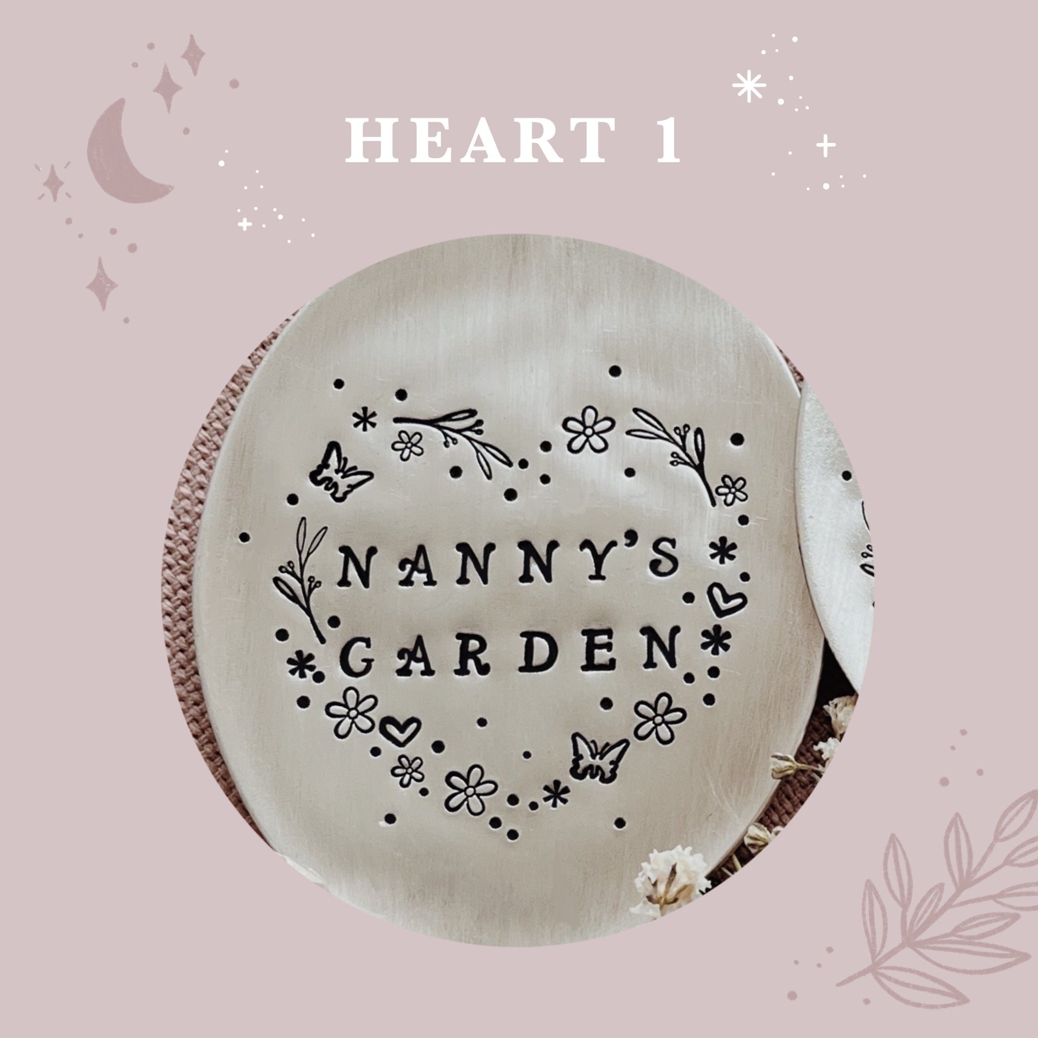 Mum's Garden / Personalised Name Garden Marker - Flat Vintage Spoon Garden/Plant Marker