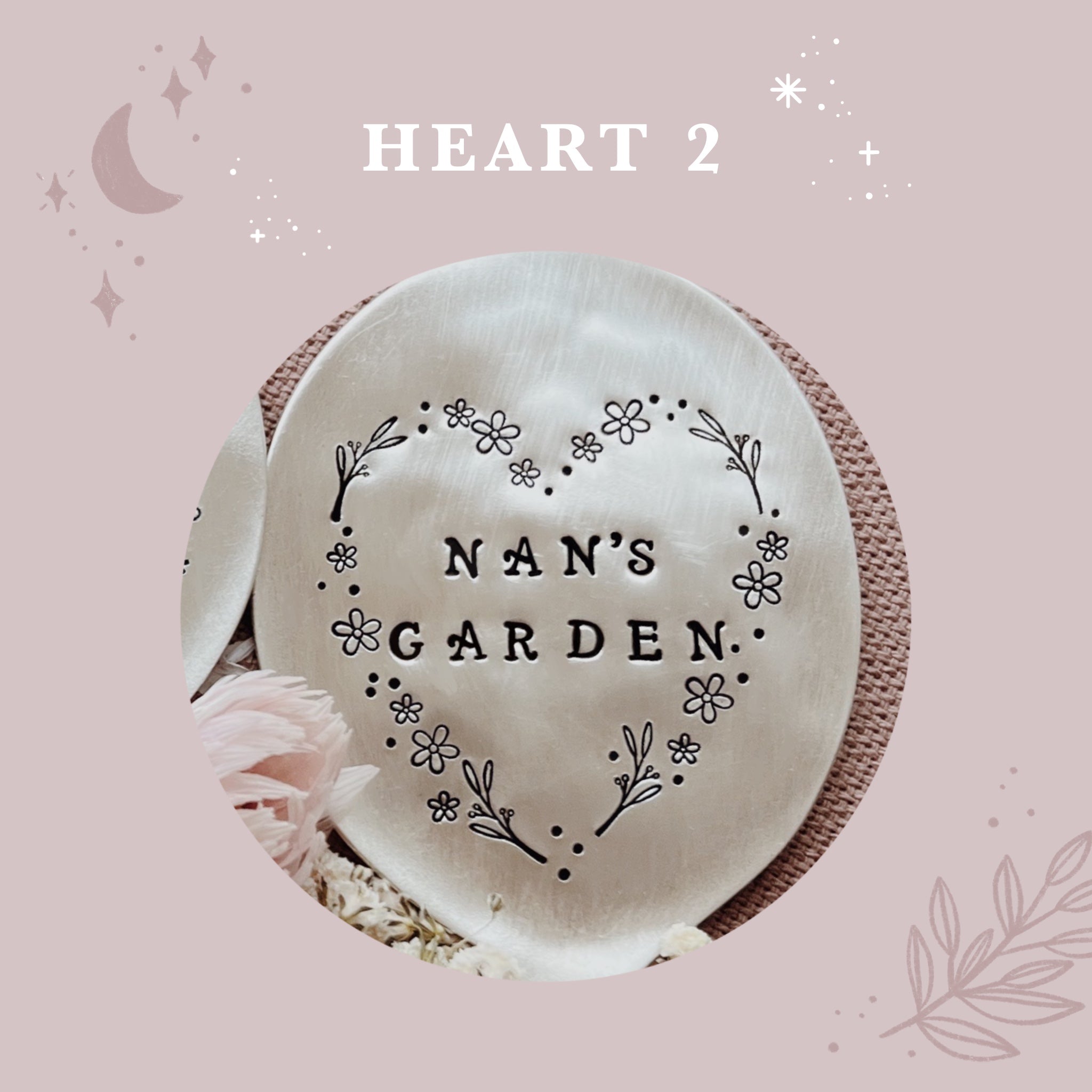 Mum's Garden / Personalised Name Garden Marker - Flat Vintage Spoon Garden/Plant Marker