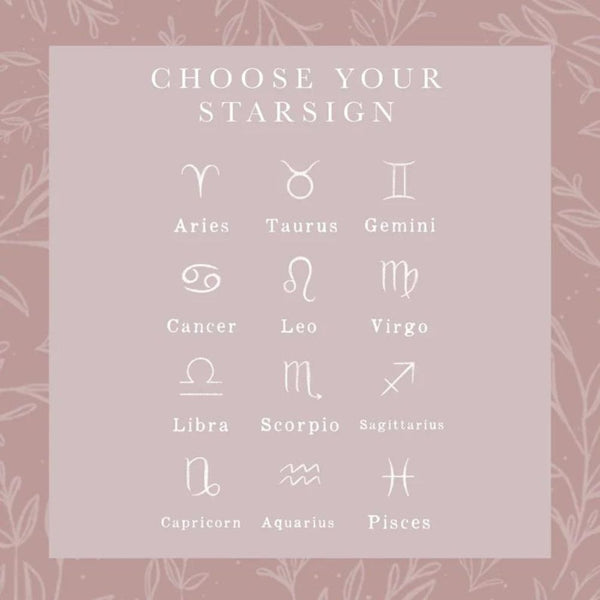 Cosmic Hand, Star Sign Stamped Keyring - [LostPost]