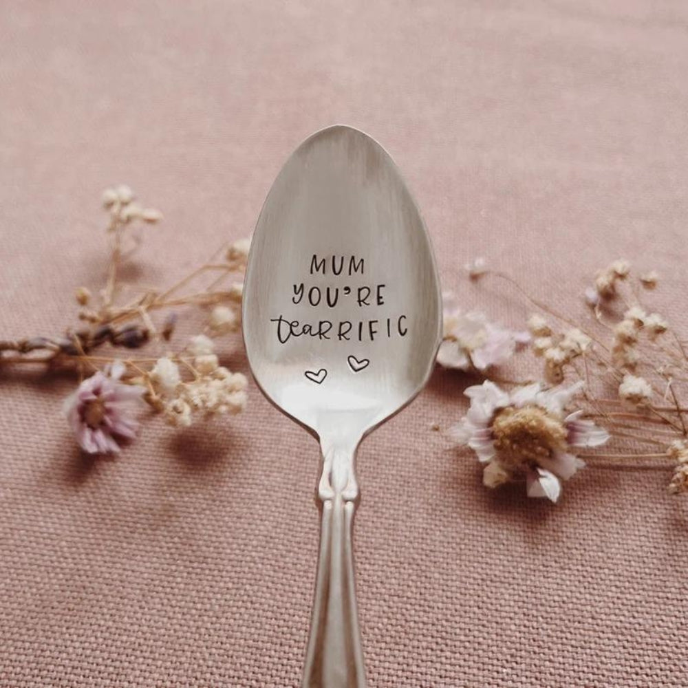 Mum You're 'Tea'rrific Vintage Stamped Spoon - [LostPost]