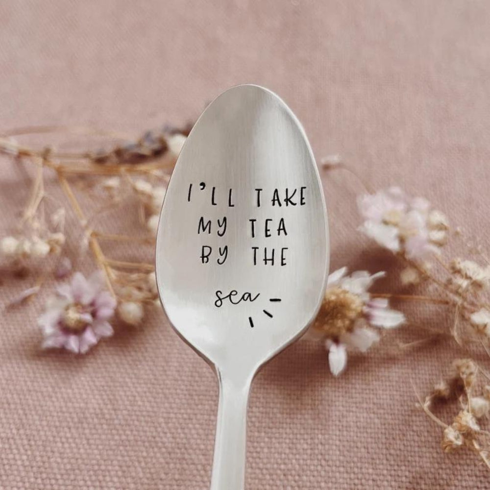 I'll Take My Tea by The Sea Vintage Stamped Spoon - [LostPost]