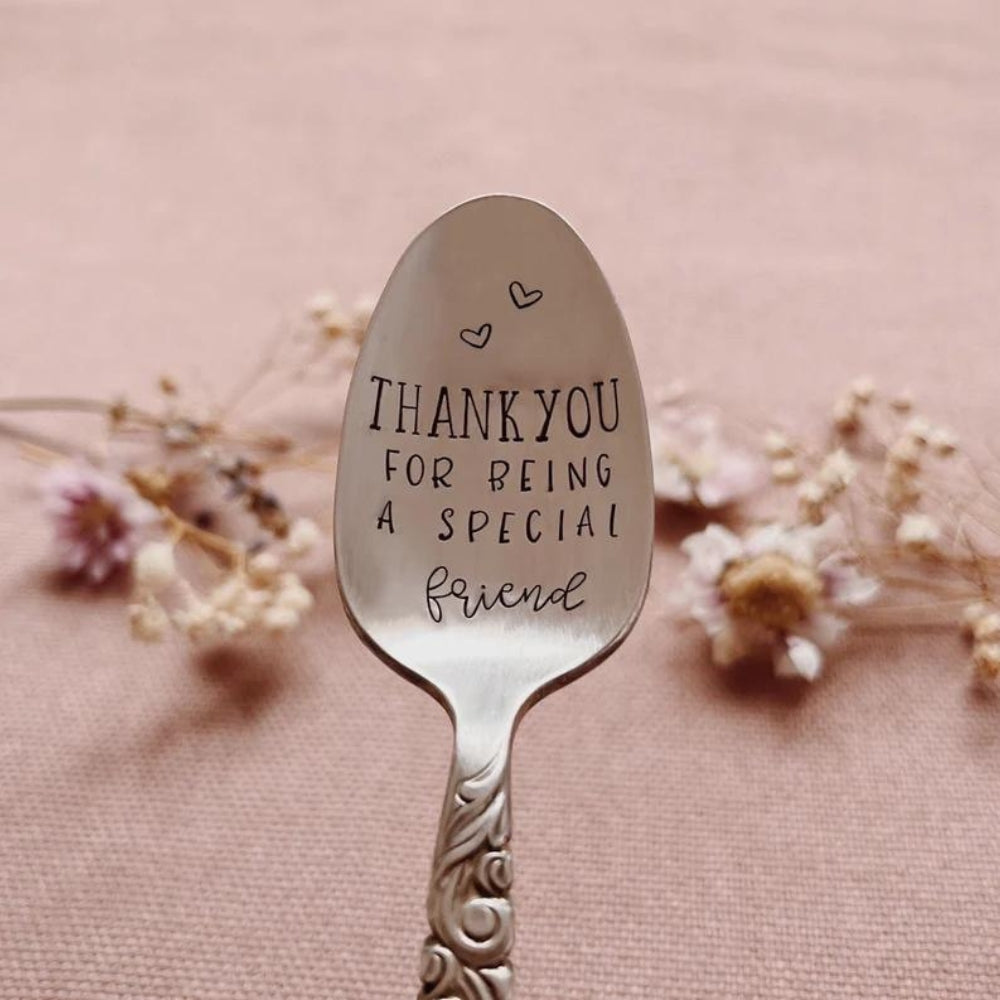 Thank You For Being A Special Friend Vintage Stamped Spoon - [LostPost]