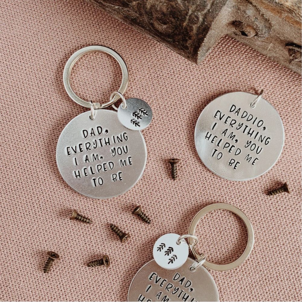 Everything I Am, Personalised Circle Keyring - [LostPost]