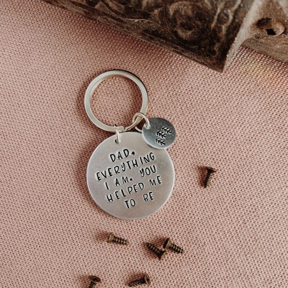 Everything I Am, Personalised Circle Keyring - [LostPost]