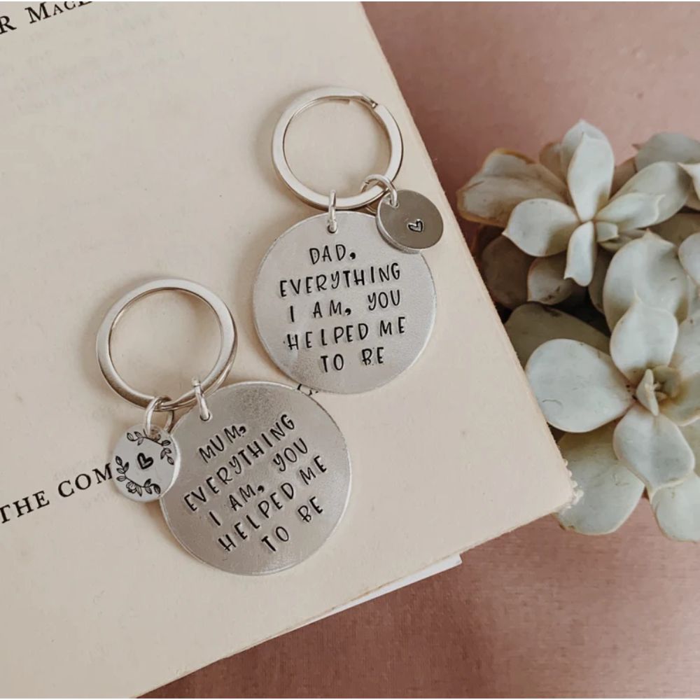 Everything I Am, Personalised Circle Keyring - [LostPost]