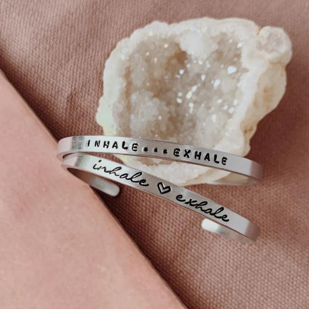 Inhale Exhale Adjustable Bracelet - [LostPost]