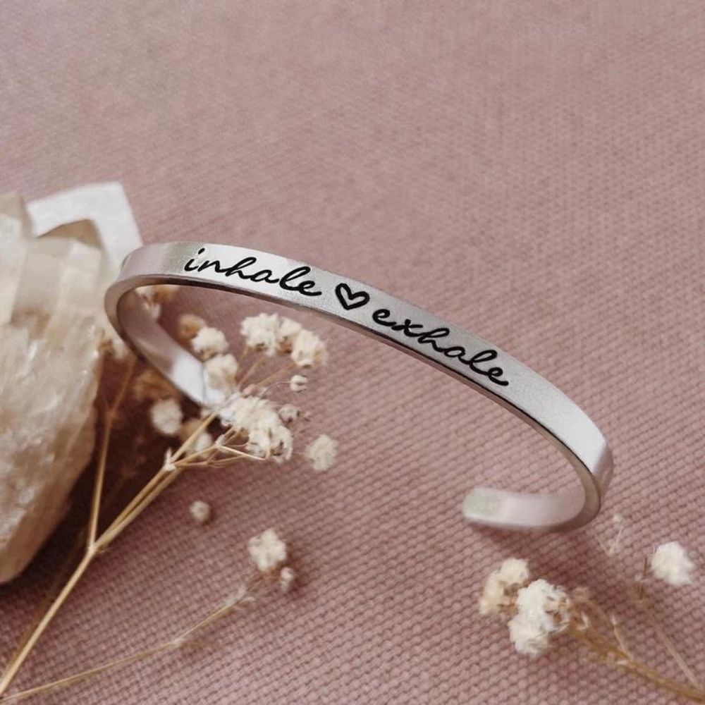 Inhale Exhale Adjustable Bracelet - [LostPost]