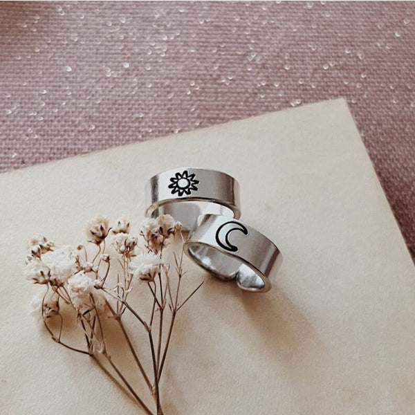Sun & Moon Ring Duo - [LostPost]